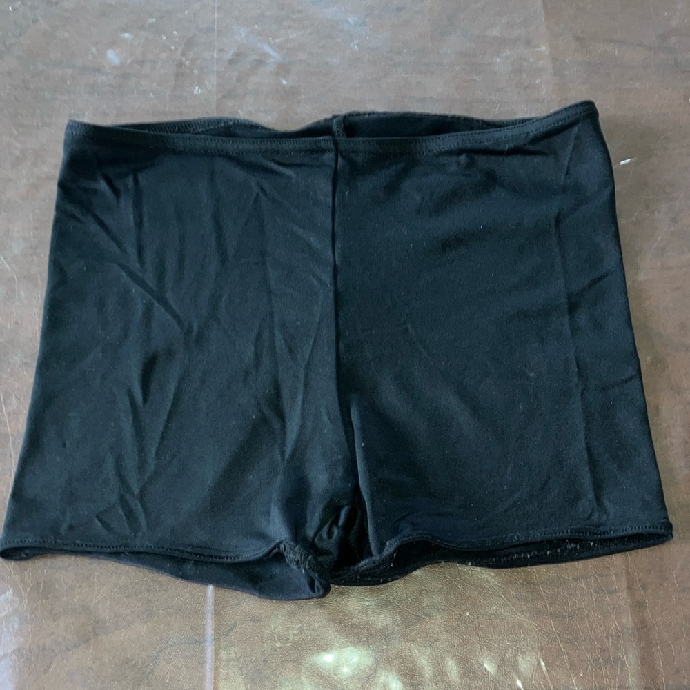 Weissman MC- Medium Child Black Dance Shorts great for sports, dance